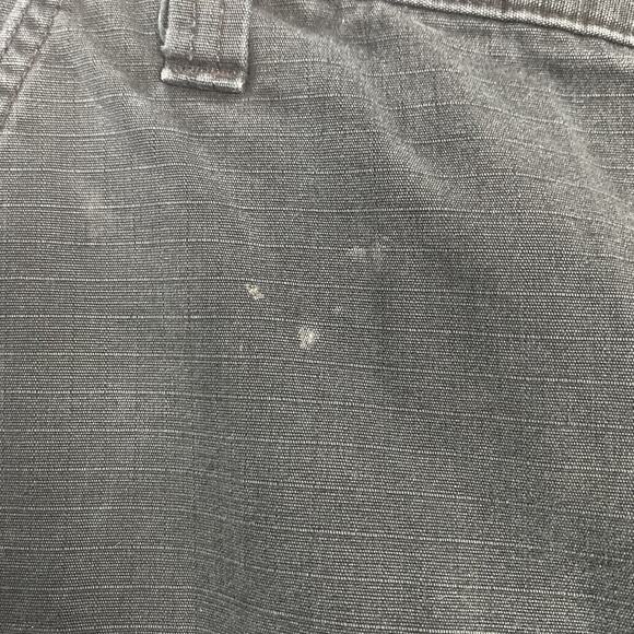 Carhartt Cargo Pants Mens 37x30 Black Relaxed Fit Double Knee Workwear Utility - Picture 6 of 16